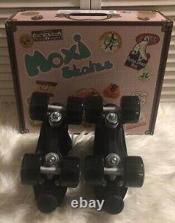 Rare Moxi Lolly Roller Skates Classic Black Size 8 (fits women's 9 & 9.5)