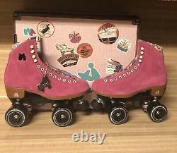 Rare Moxi Lolly Roller Skates Fuchsia Size 7! (fits womens 8 8.5)