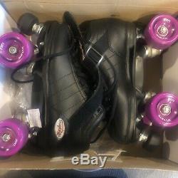 Reidell R3 Derby Skate Set womens size 6 + indoor & outdoor wheel sets + pads