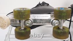 Riedell 110 Roller Skates Size 6 Suregrip Competitor Plate Rollo Hyper Wheels