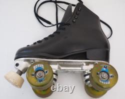 Riedell 110 Roller Skates Size 6 Suregrip Competitor Plate Rollo Hyper Wheels