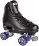 Riedell 111 Fame Men Size 4-13 Indoor Rink Roller Skates Clear Purple Wheels