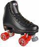 Riedell 111 Fame Men Size 4-13 Indoor Rink Roller Skates Clear Red Wheels
