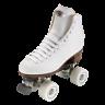 Riedell 111 women's White Angel Roller Skate package 96a Rink setup