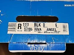 Riedell 111BR BLK Black Roller Skates Size 6 ANGEL With Box