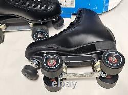 Riedell 111BR BLK Black Roller Skates Size 6 ANGEL With Box