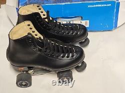 Riedell 111BR BLK Black Roller Skates Size 6 ANGEL With Box