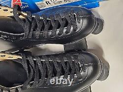 Riedell 111BR BLK Black Roller Skates Size 6 ANGEL With Box