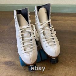 Riedell 120 Celebrity Sonic Outdoor White Roller Skates Women's Size 9 Medium