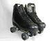 Riedell 120 D Men's Black Leather Roller Skates Size 10
