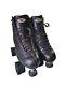 Riedell 120 D Power Dyne Roller Skates Black Size7.5 9.75