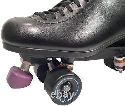 Riedell 120 Leather Roller Skates Sz 12D withAthletico Black Carry Case + sk8 tool