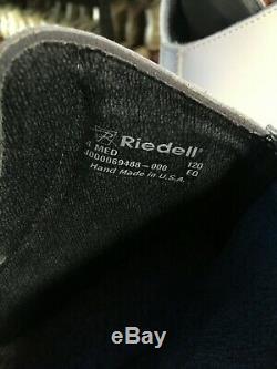 Riedell 120 Raven Full Artistic Skate Package White Leather Roller Skates