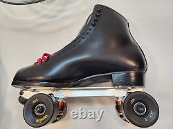 Riedell 120 Uptown Rhythm with PowerDyne Reactor Neo Plate Rolling Skates 12D