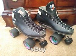 Riedell 122 Custom Leather Roller Skates Women's Size 6