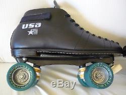 Riedell 122 Skates Mens Size 11 / 11.5 + Hyper Cannibal Wheels + Swiss Bearings