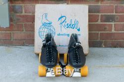 Riedell 125 RS 1000 Speed Roller Skate Boots Mens Women Competitor 8L SURE-GRIP
