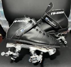 Riedell 125 Rs1000 Roller Skates Men's Sz 2 With Bont Athena Plates 5 Wb