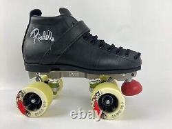 Riedell 126 She Rival Skate w Rival Plate SIZE 5 Roller Derby Skates NEW FREE PO