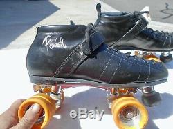 Riedell 126 Speed Skates Triton PowerDyne Plates Men's Size 11 Excellent Cond
