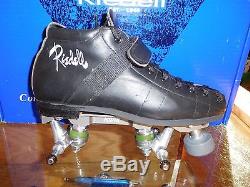 Riedell 126 skates Size 6 b/aa with BRAND NEW SOLE and NEW Rival Plates DERBY