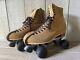 Riedell 130 M Sure-Grip Suede Leather Roller Skates Mens 9 Womens 7