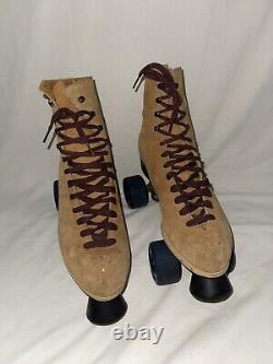 Riedell 130M Roller Skates Suede Leather Size 9