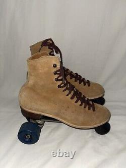 Riedell 130M Roller Skates Suede Leather Size 9