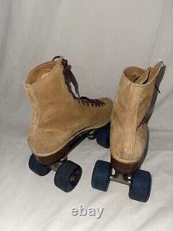 Riedell 130M Roller Skates Suede Leather Size 9