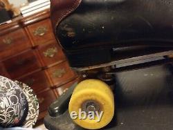 Riedell 166 Classic Roller Skates Chicago Custom II Plates Very Rare Size 7