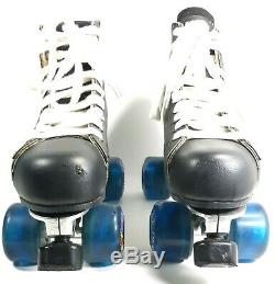Riedell 166 Men 12 USA Quad Roller Derby Skates with Route 70 Kryptonics Wheels