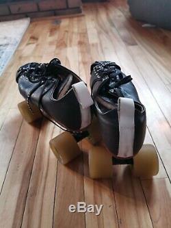 Riedell 195 Quad Low Rise Boot M 10.5 Roller Skates with SG Avenger Plates