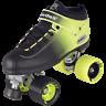 Riedell 2 Tone Dart Black & Green Ombre Quad Roller Speed Skates