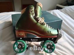 Riedell 2010 LS Roller Skates & Roll Line plate one-off Metallic £950 UK 6 US 8