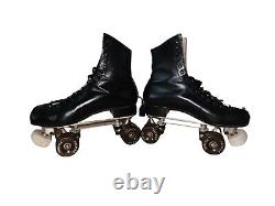 Riedell 220 Red Wings VTG Roller Skate Premier FO-MAC WHEELS SZ 9 CHICAGO CUST