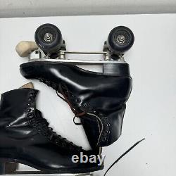 Riedell 220 Red Wings VTG Roller Skate SZ 9.5 CHICAGO CUSTOM Size 7 Plates