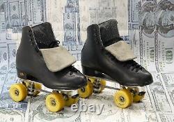 Riedell 220 Snyder Deluxe Plates 10 Men's Boot 11 Roller Skates Spirit Wheels