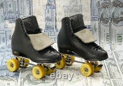 Riedell 220 Snyder Deluxe Plates Men's 10 Roller Skates Spirit Grip Wheels