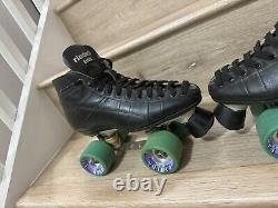 Riedell 295 Vintage Speed Skate Men's Size 6 Woman's Size 7 Labeda Wheels