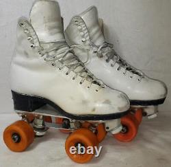 Riedell 297 Women's Roller Skates Sz 5 Snyder Super Deluxe Labeda Clean Roll