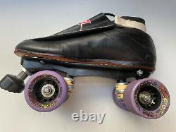 Riedell 395 26920 Roller Skate Size 8 Sure Grip VTG Wicked to the Max Wheels