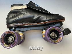 Riedell 395 26920 Roller Skate Size 8 Sure Grip VTG Wicked to the Max Wheels