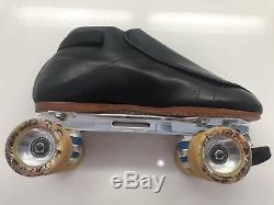 Riedell 395 Labeda Pro-line Plates Leather Speed Quad Roller Skates Mens Size 11