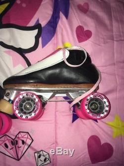 Riedell 395 Roller/Speed/Quad Skates Mens 6.5 Ladies 7.5 NICE