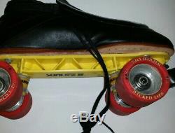 Riedell 395 Size 12 Speed Roller Skates w Wicked Lips Wheels Sunlite II Plates