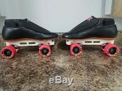 Riedell 395 Speed Skates (Size 11) Laser plates Bone Swiss 627 bearings