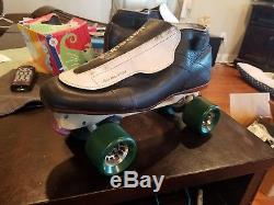 Riedell 395 Speed skates size 12 laser plate witch doctor wheels