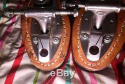Riedell 395 quad roller skates Sz 10.5 Powerdyne DynaPro plates Made in USA