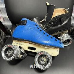 Riedell 595 Colorlab Roller skates Men's Sz 3 With Laser Plates