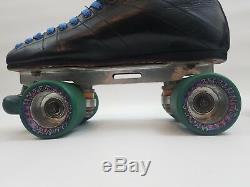 Riedell 595 Speed Skates Labeda Proline Plates Hyper Cannibal Wheels 8.5 10
